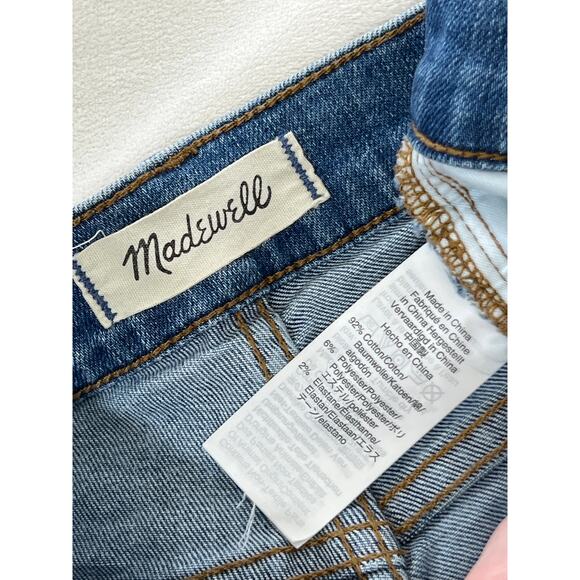 Madewell 9" Mid-Rise Skinny Jeans Frankie Wash: Torn-Knee Edition 27 Capsule - Picture 7 of 11